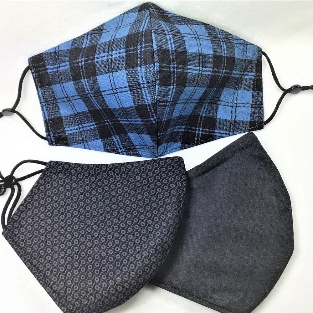 PACK OF 3 Business Face Masks Office Face Masks